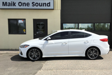2018 Hyundai Sonata GT with professional window tint in North Bay